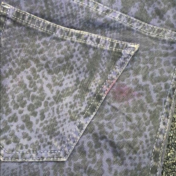 Current Elliott purple snake print Jeans Size 25 - Picture 5 of 7